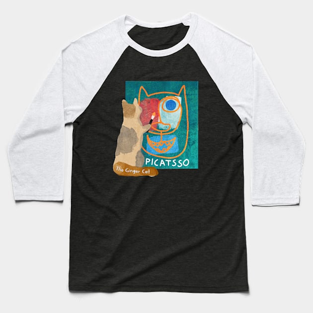 Picatsso Baseball T-Shirt by TheGingerCat